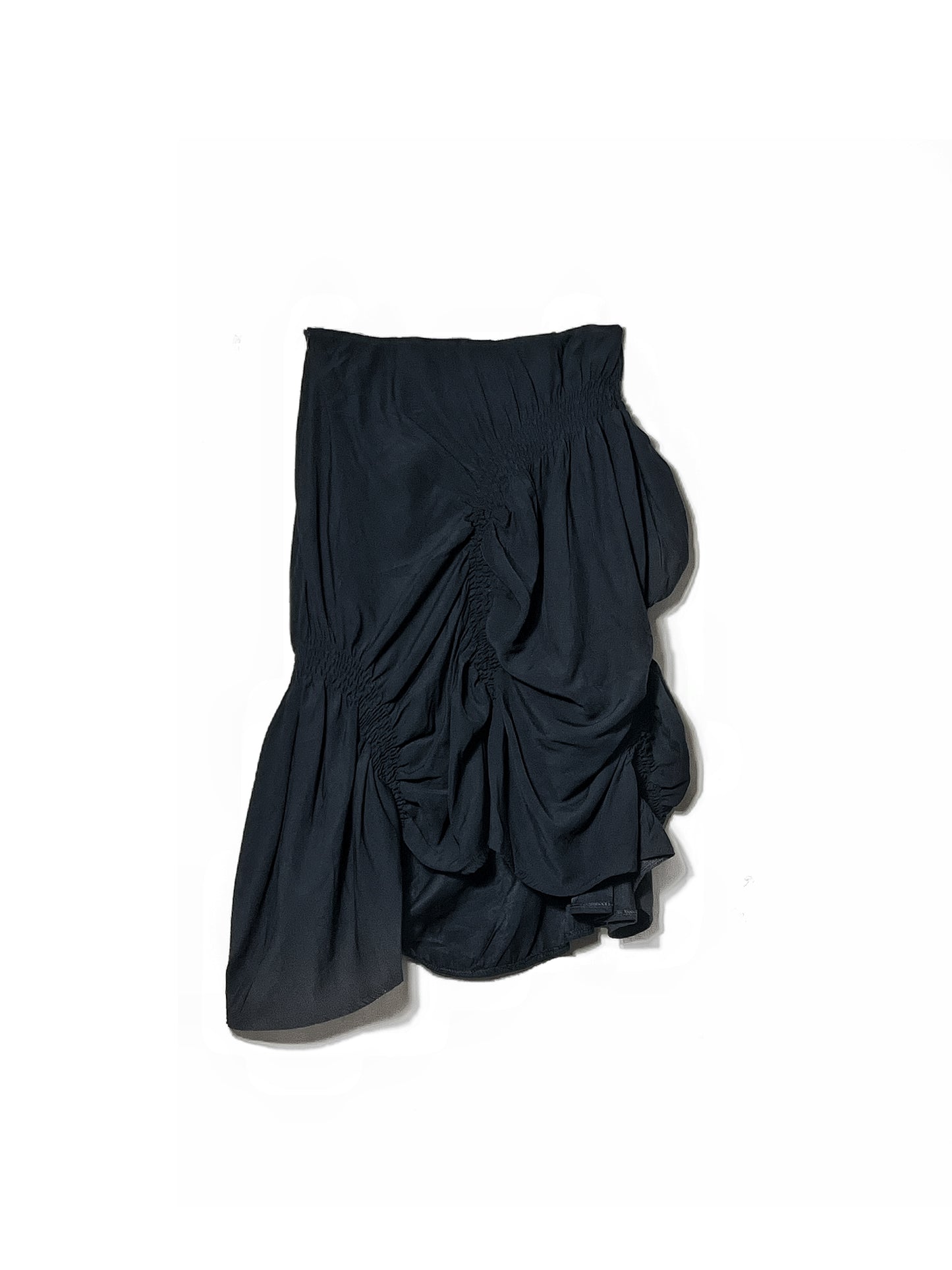 Haru - gathered detail mid skirt