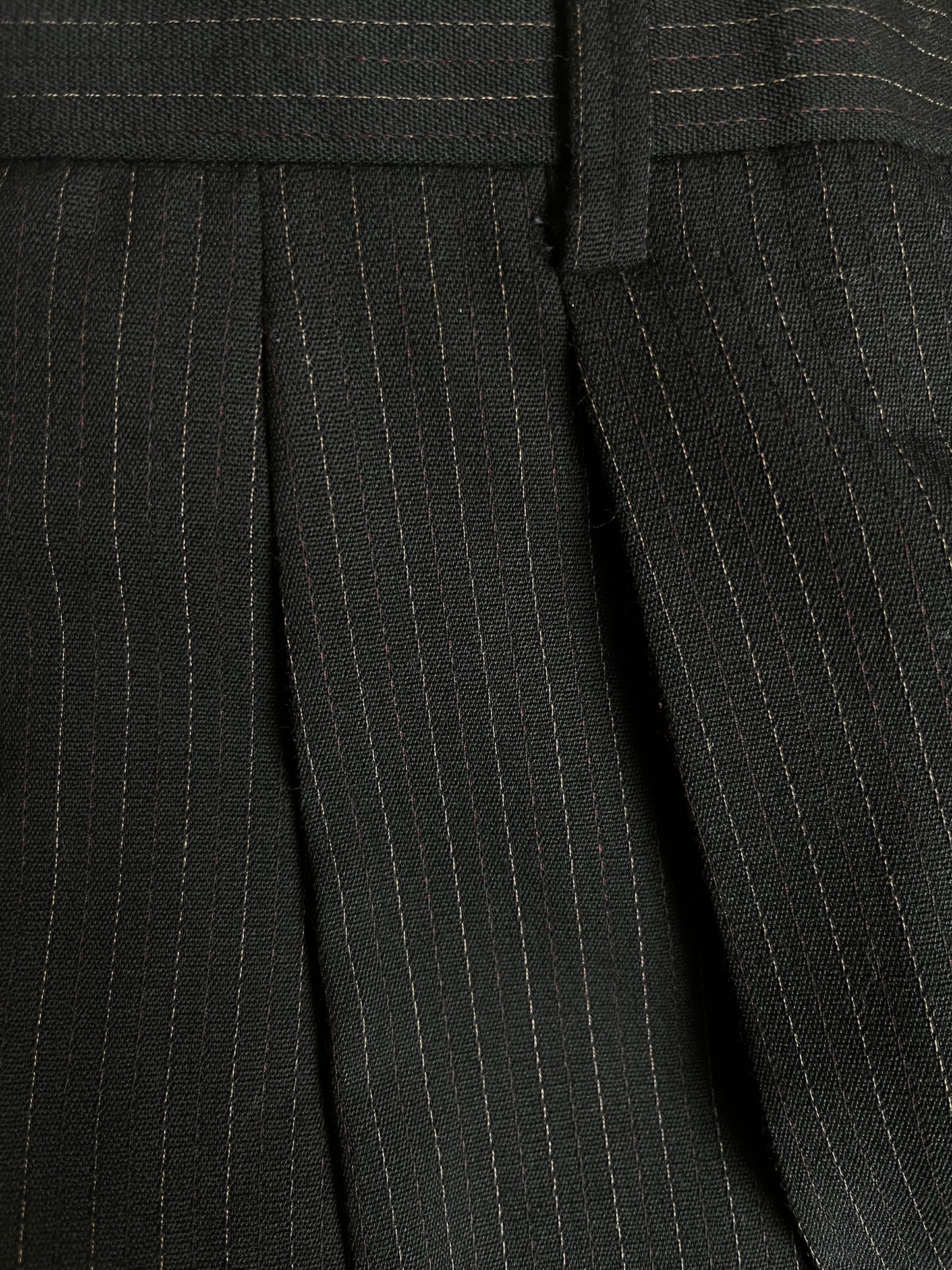 Elisa - pinstripe tailored wide trousers