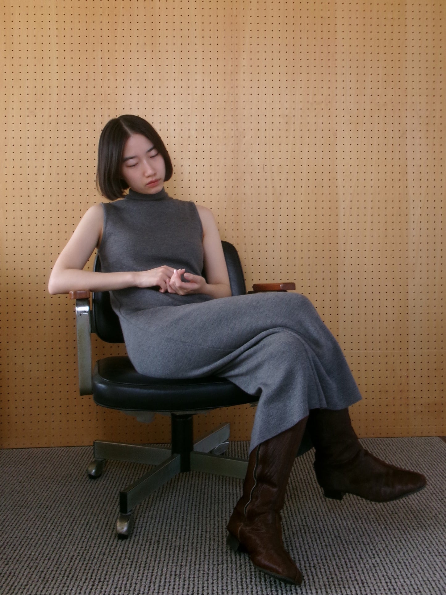 Serena  - long knit dress