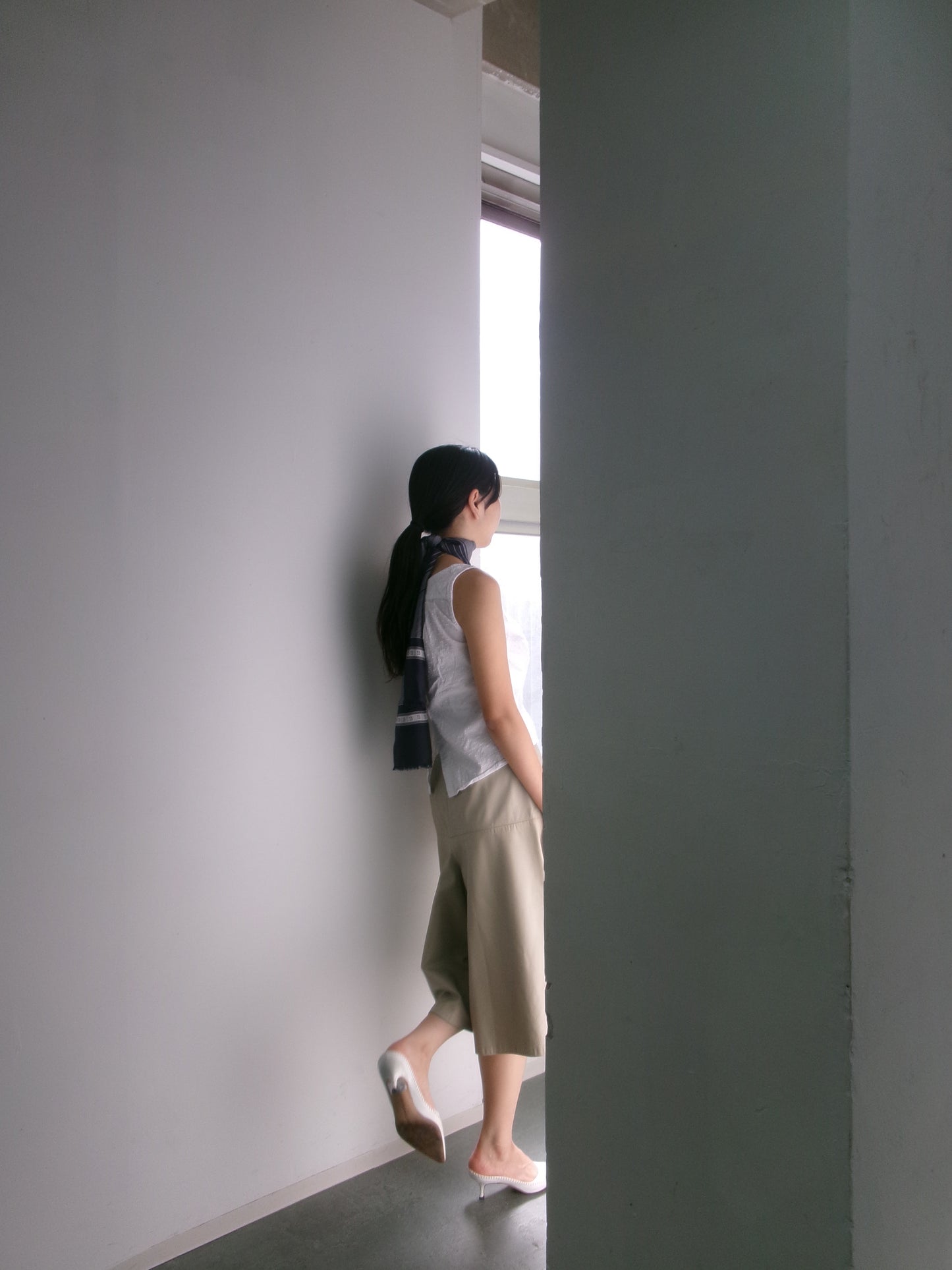 Marissa - silk 100% rectangle scarf by Nina Ricci