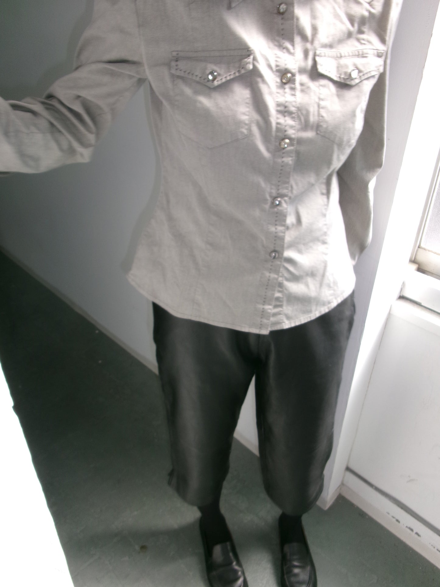 Avery - 80s lamb nappa leather pants