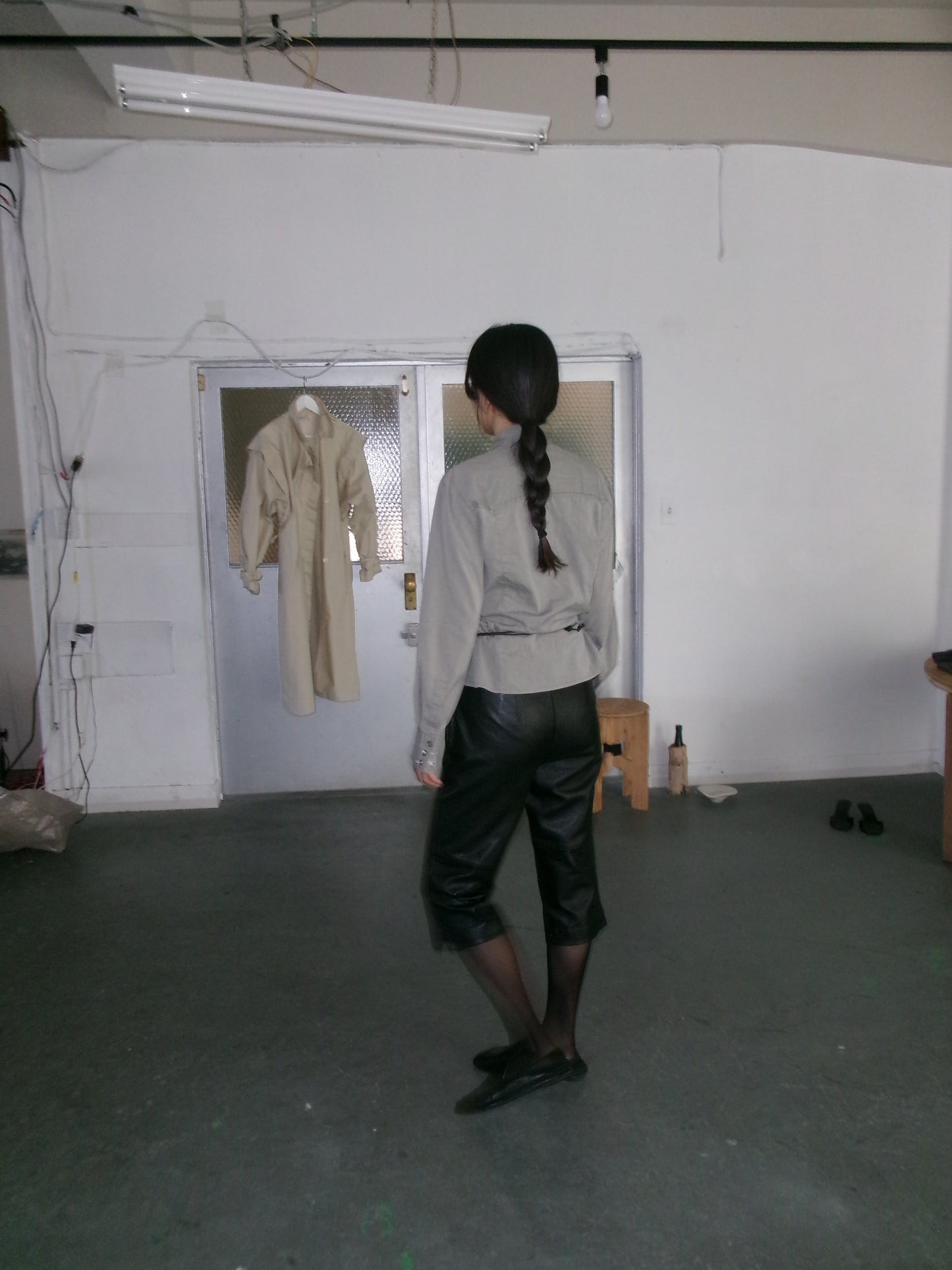 Avery - 80s lamb nappa leather pants