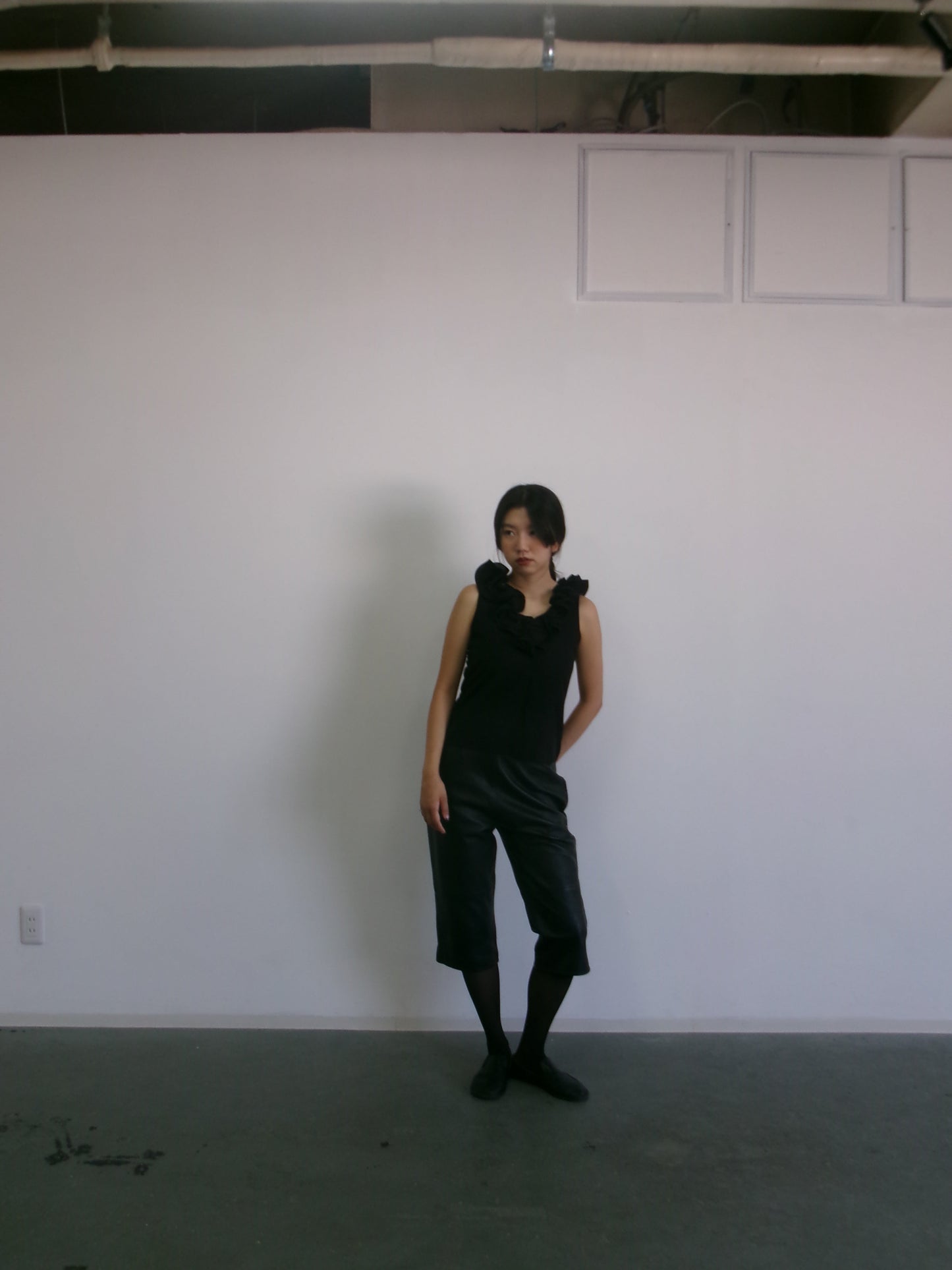 Avery - 80s lamb nappa leather pants