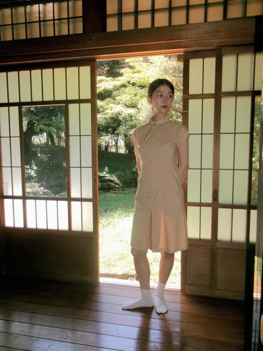 Sophie - 90s shirts french sleeve mini dress