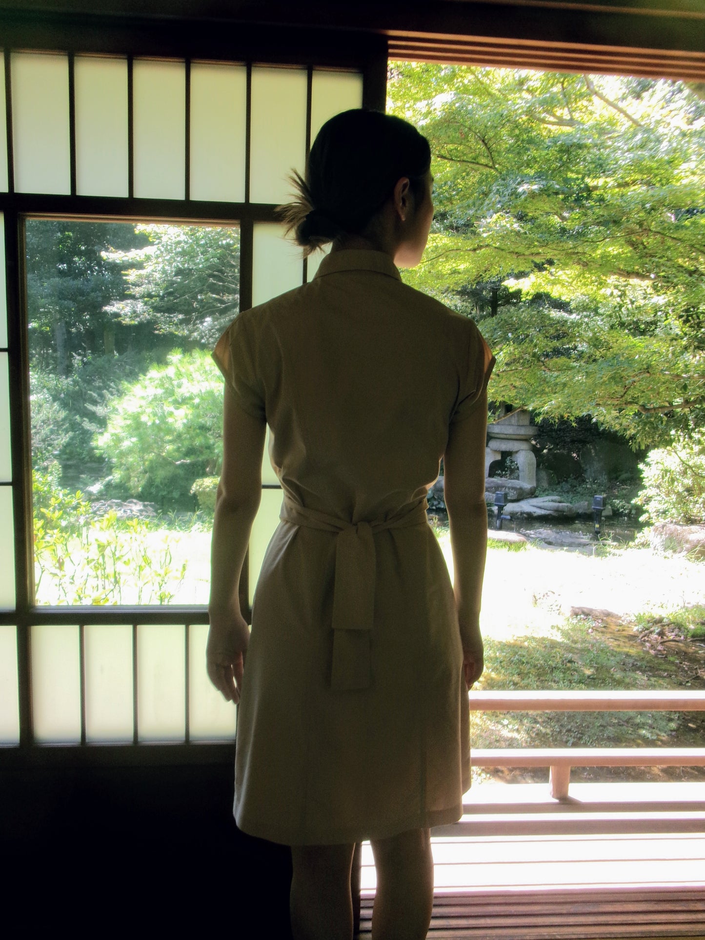 Sophie - 90s shirts french sleeve mini dress