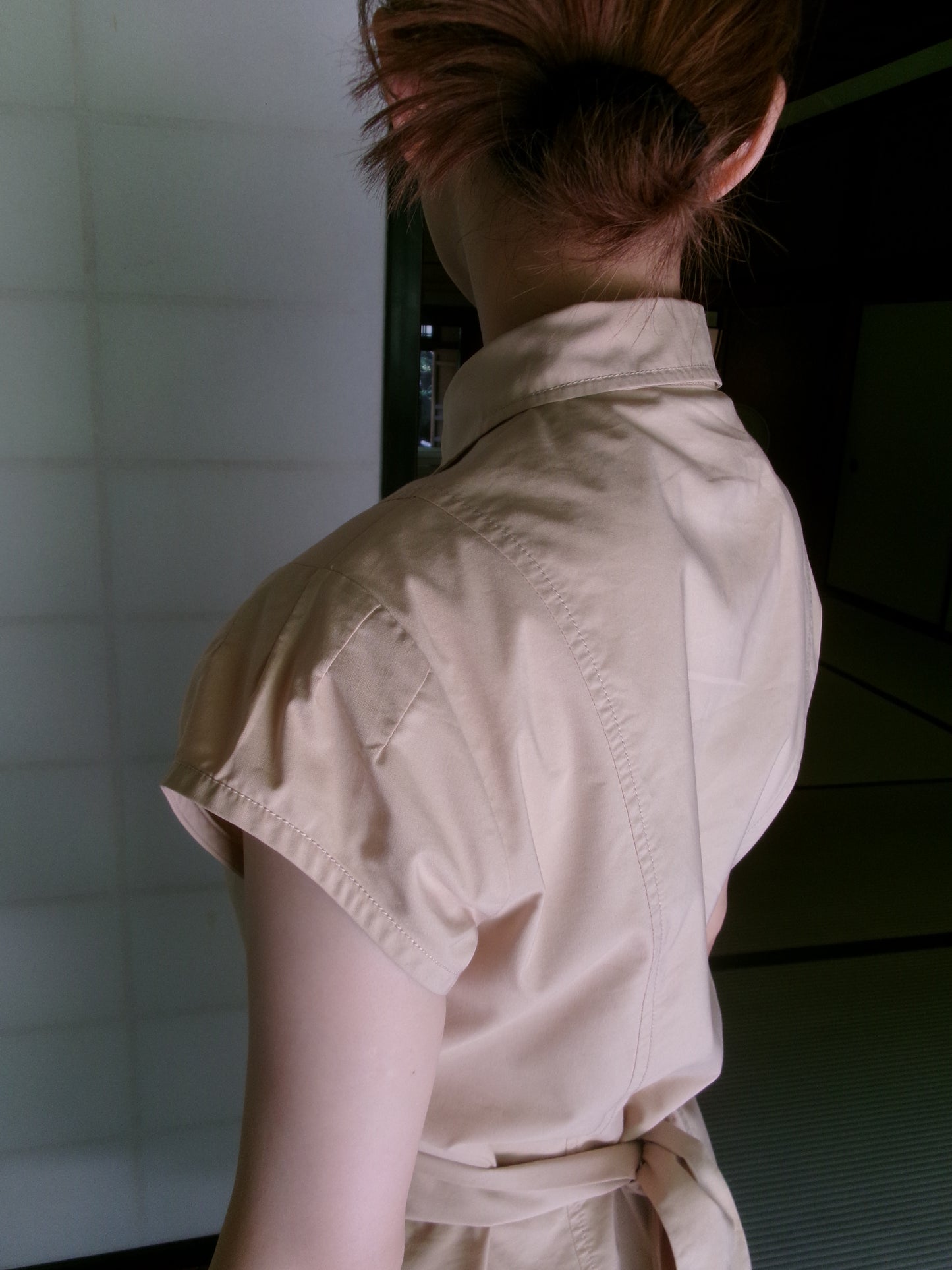 Sophie - 90s shirts french sleeve mini dress