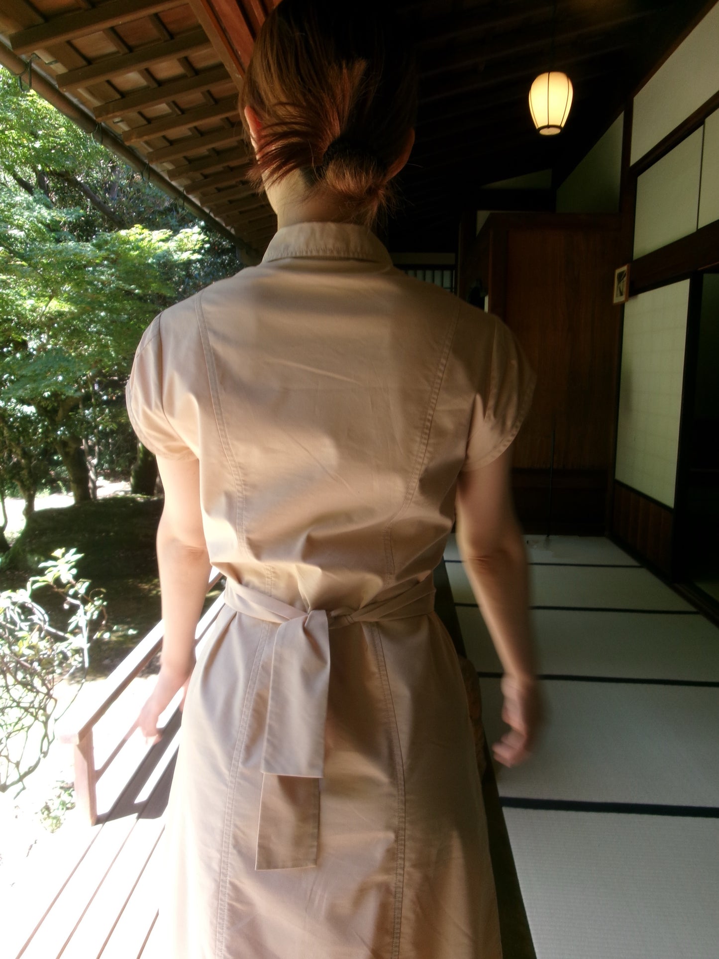 Sophie - 90s shirts french sleeve mini dress