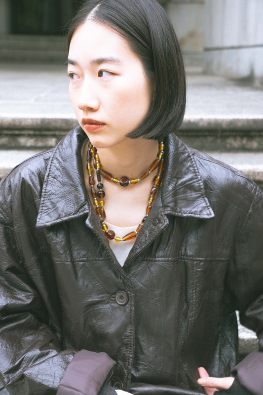 Bella - beaded long necklace