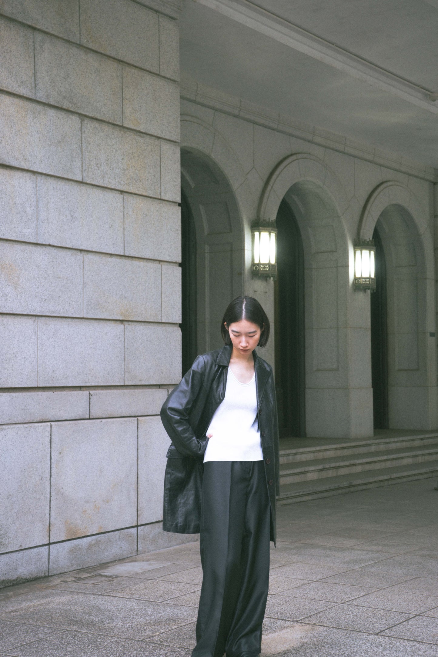 Brooke  - leather single coat