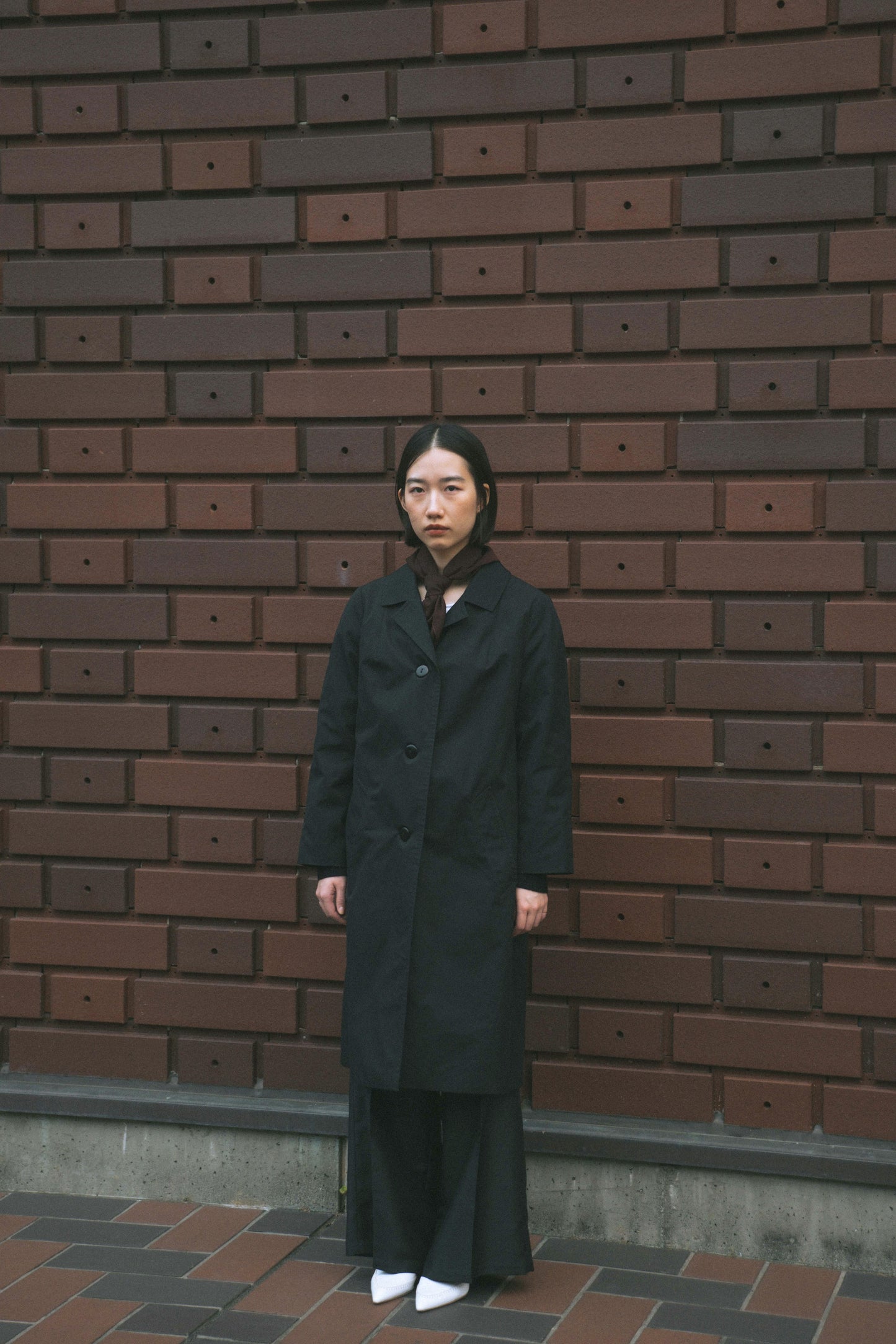 Madeline - 60s vintage french tailored black coat