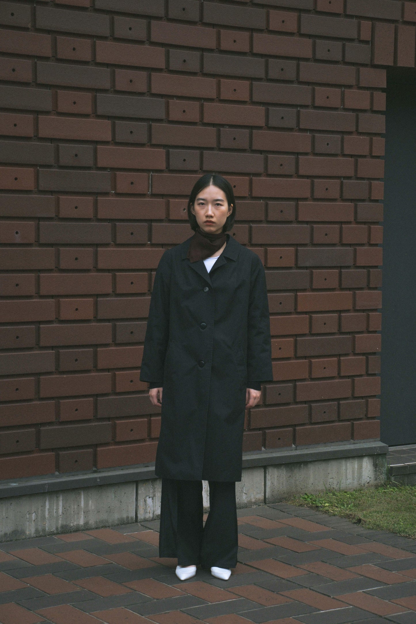 Madeline - 60s vintage french tailored black coat