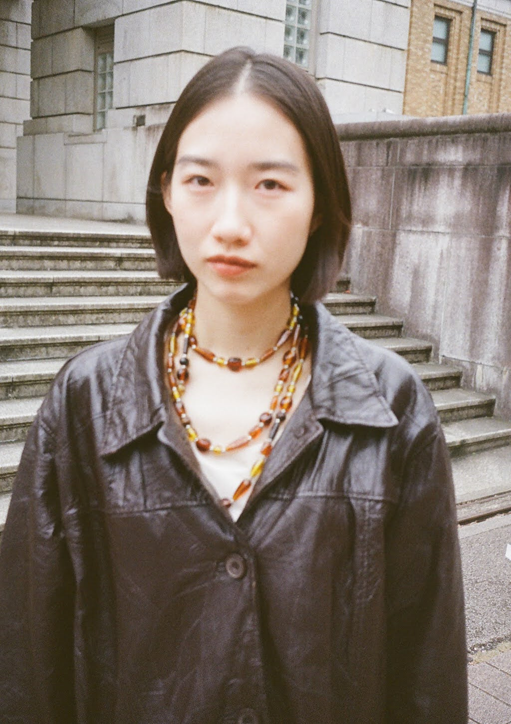 Bella - beaded long necklace