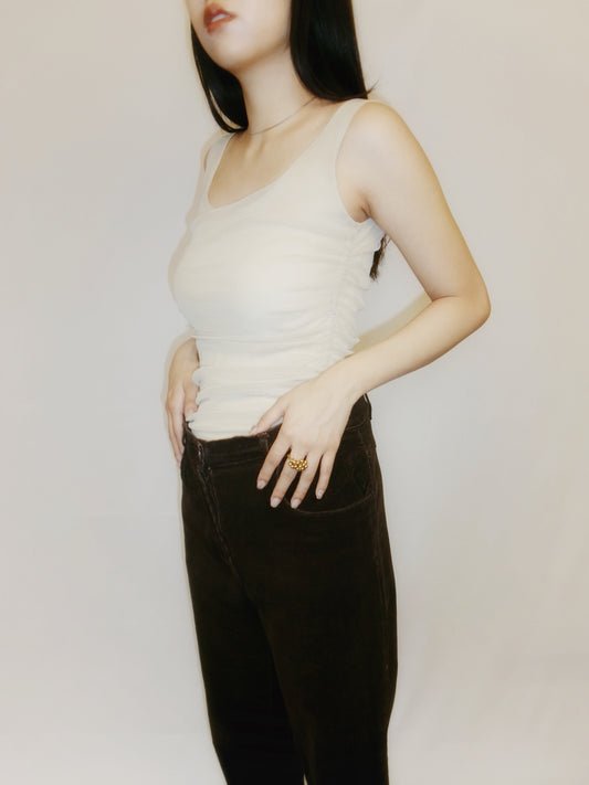 Elle - 90s organdie tank top