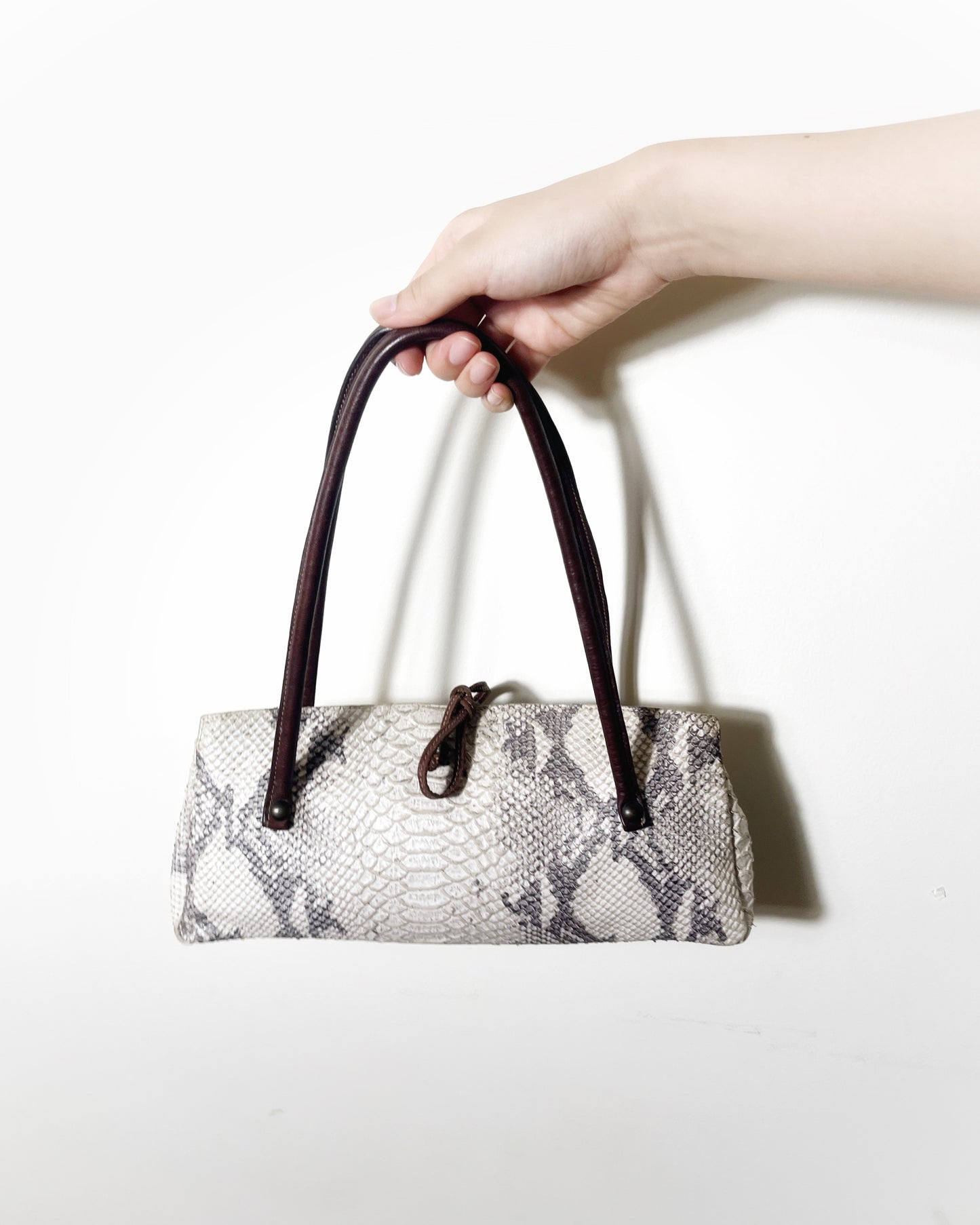 Sylvia - python leather bag
