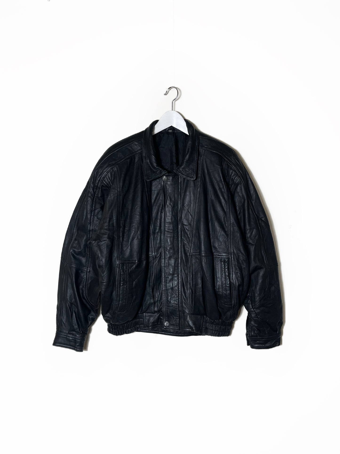 Natalie - leather bomber jacket