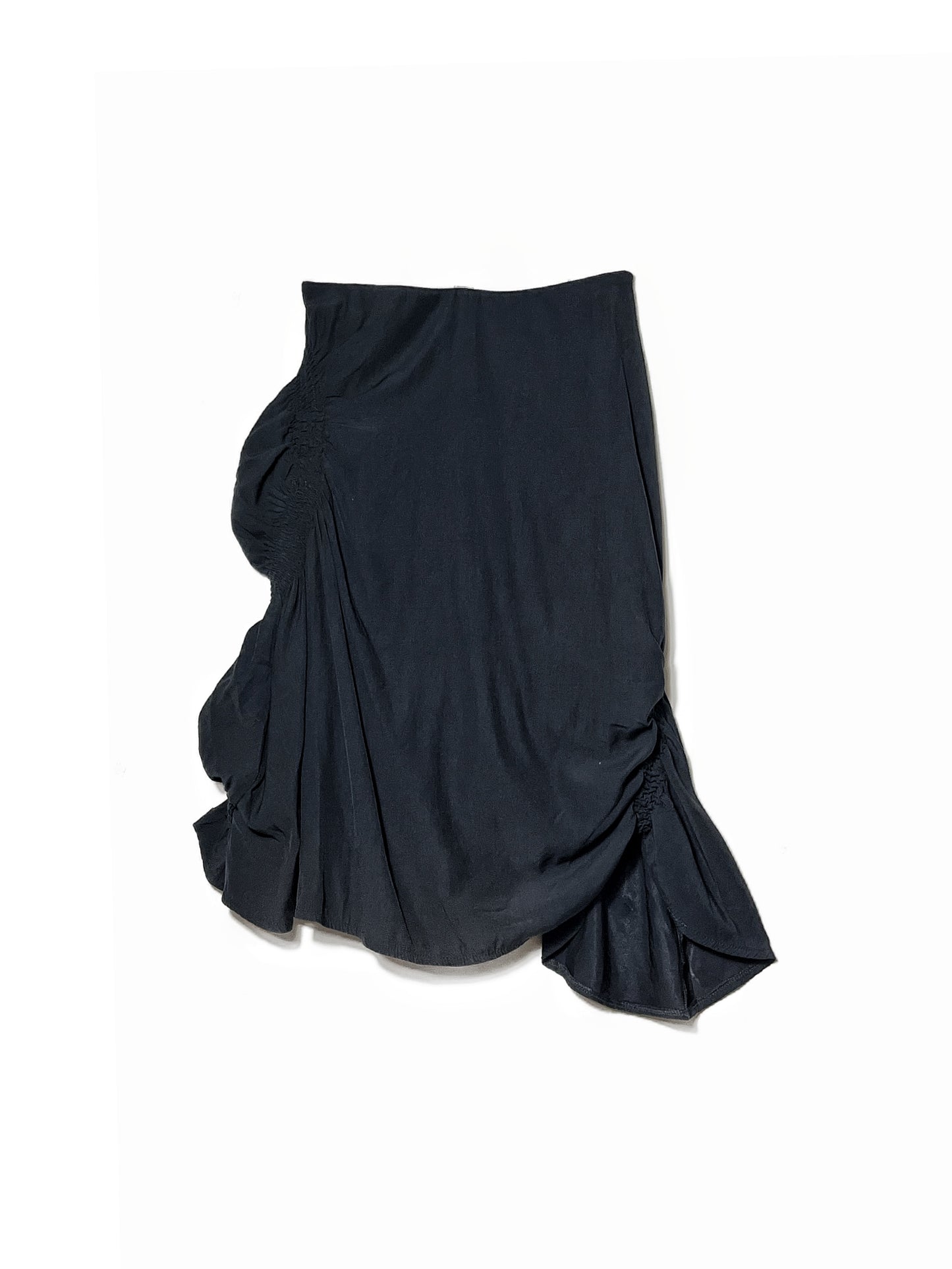 Haru - gathered detail mid skirt