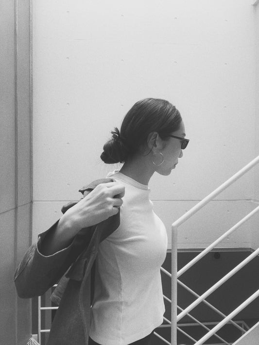 Hailey- 90s waist shaped brown denim jacket