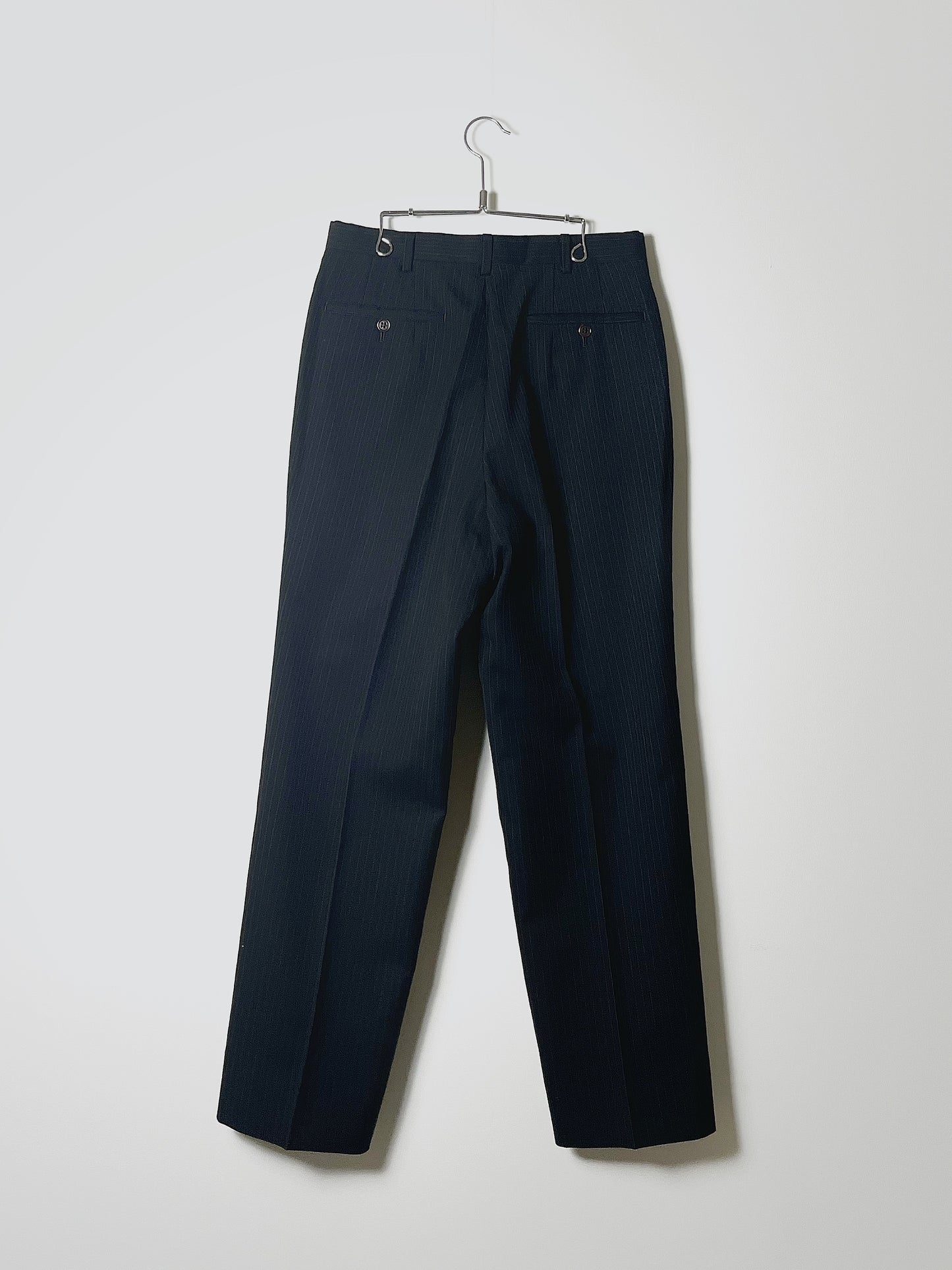 Elisa - pinstripe tailored wide trousers