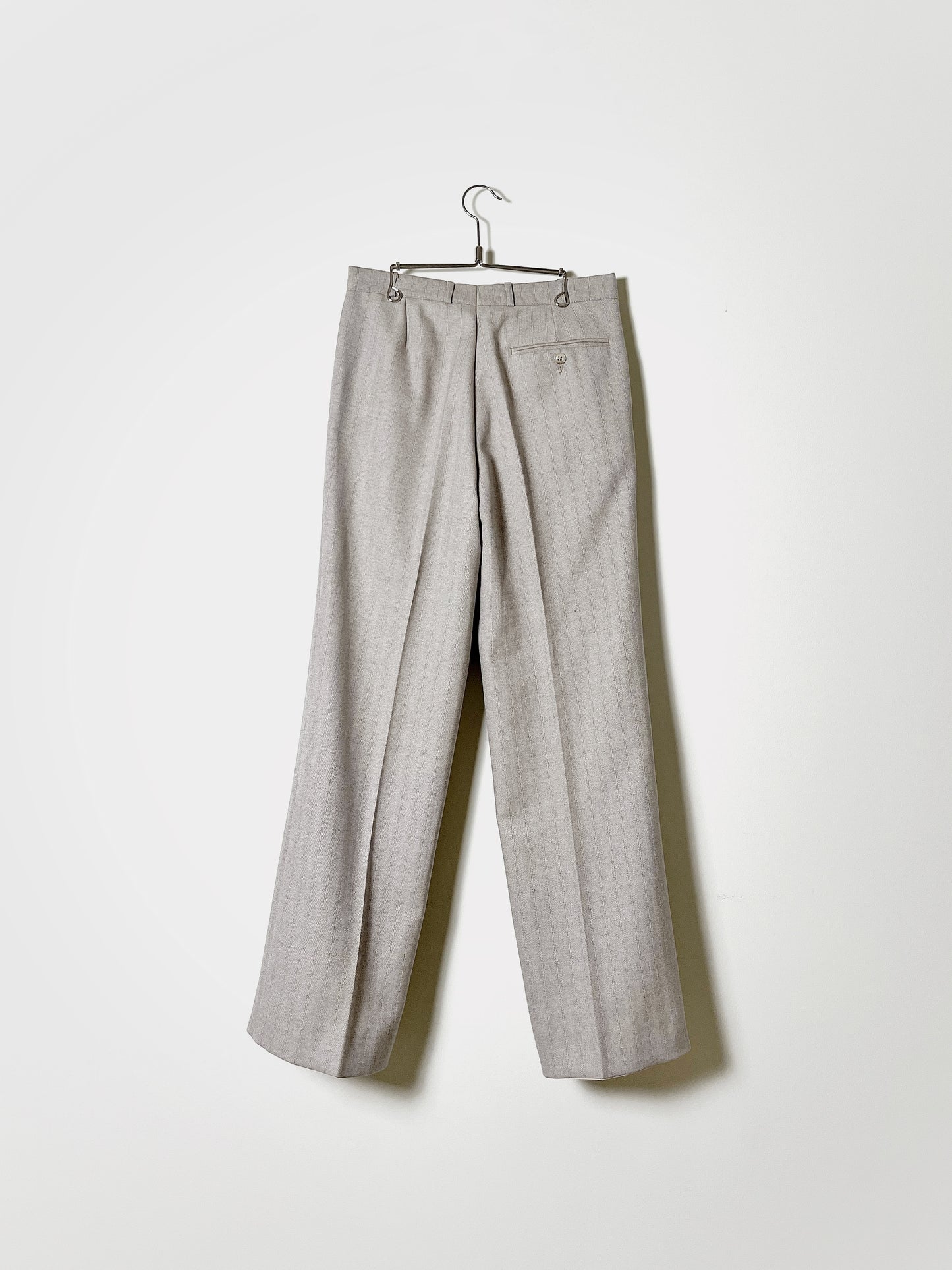 Lily - tailored herringbone straight pants