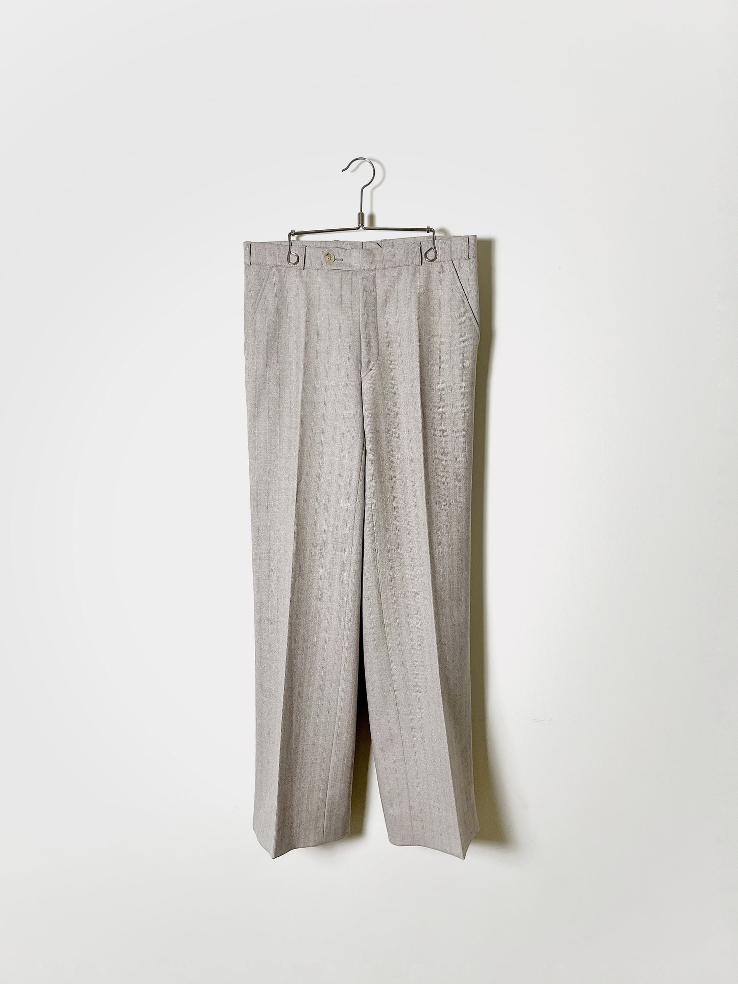 Lily - tailored herringbone straight pants